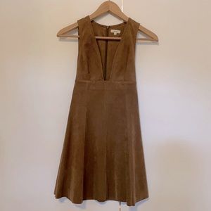 Aritzia Vegan Suede Dress